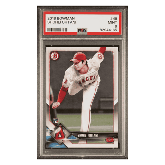 Shohei Ohtani PSA 9 2018 Bowman Rookie RC Card #49