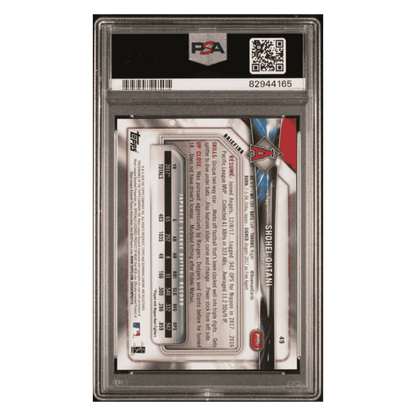 Shohei Ohtani PSA 9 2018 Bowman Rookie RC Card #49