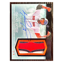 David Ortiz 2018 Topps Dynastic Data Certified Autograph Issue GU Memorabilia #1/ 5 Card #AP-DO8