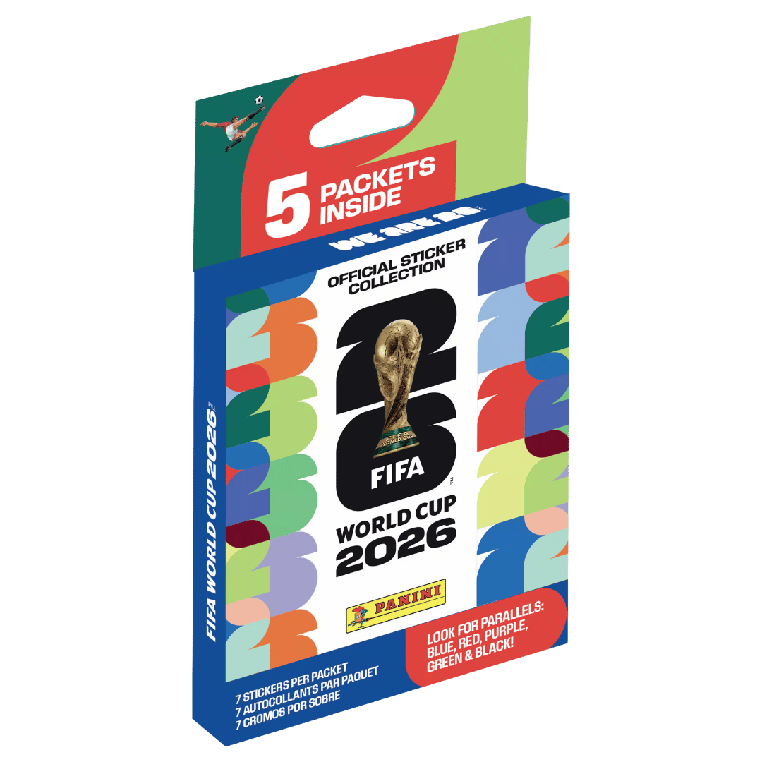 2026 Panini FIFA World Cup Soccer 5 Pack Sticker Hanger Box