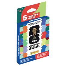 2026 Panini FIFA World Cup Soccer 5 Pack Sticker Hanger Box