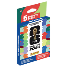 2026 Panini FIFA World Cup Soccer 5 Pack Sticker Hanger Box