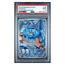 Squirtle PSA 9 2024 Pokemon Stellar Crown Illustration Rare Card #148