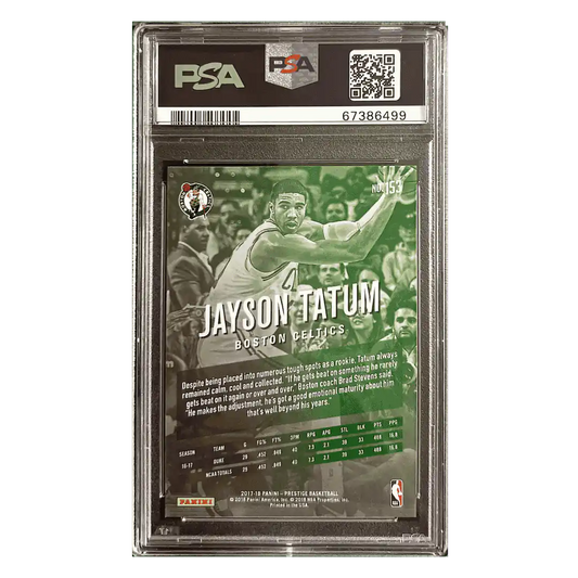 Jayson Tatum PSA 10 2017 Panini Prestige Rookie RC Card #153