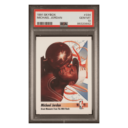 Michael Jordan PSA 10 1991 Skybox Card #334