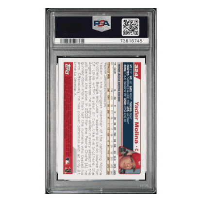 Yadier Molina PSA 10 2004 Topps Card #324