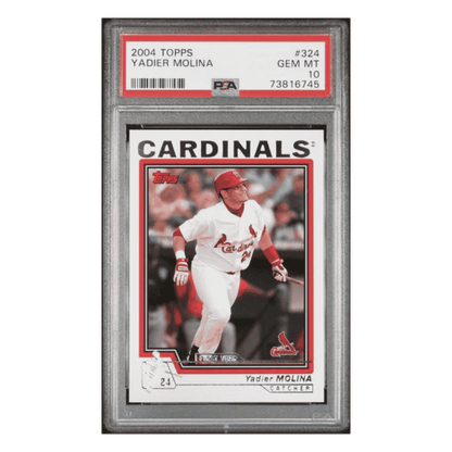 Yadier Molina PSA 10 2004 Topps Card #324