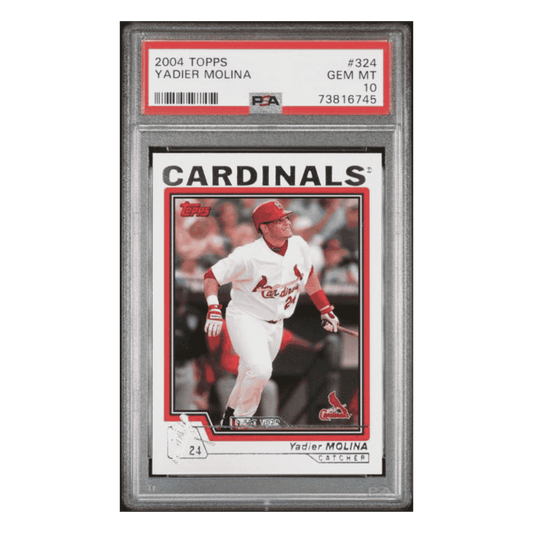 Yadier Molina PSA 10 2004 Topps Card #324