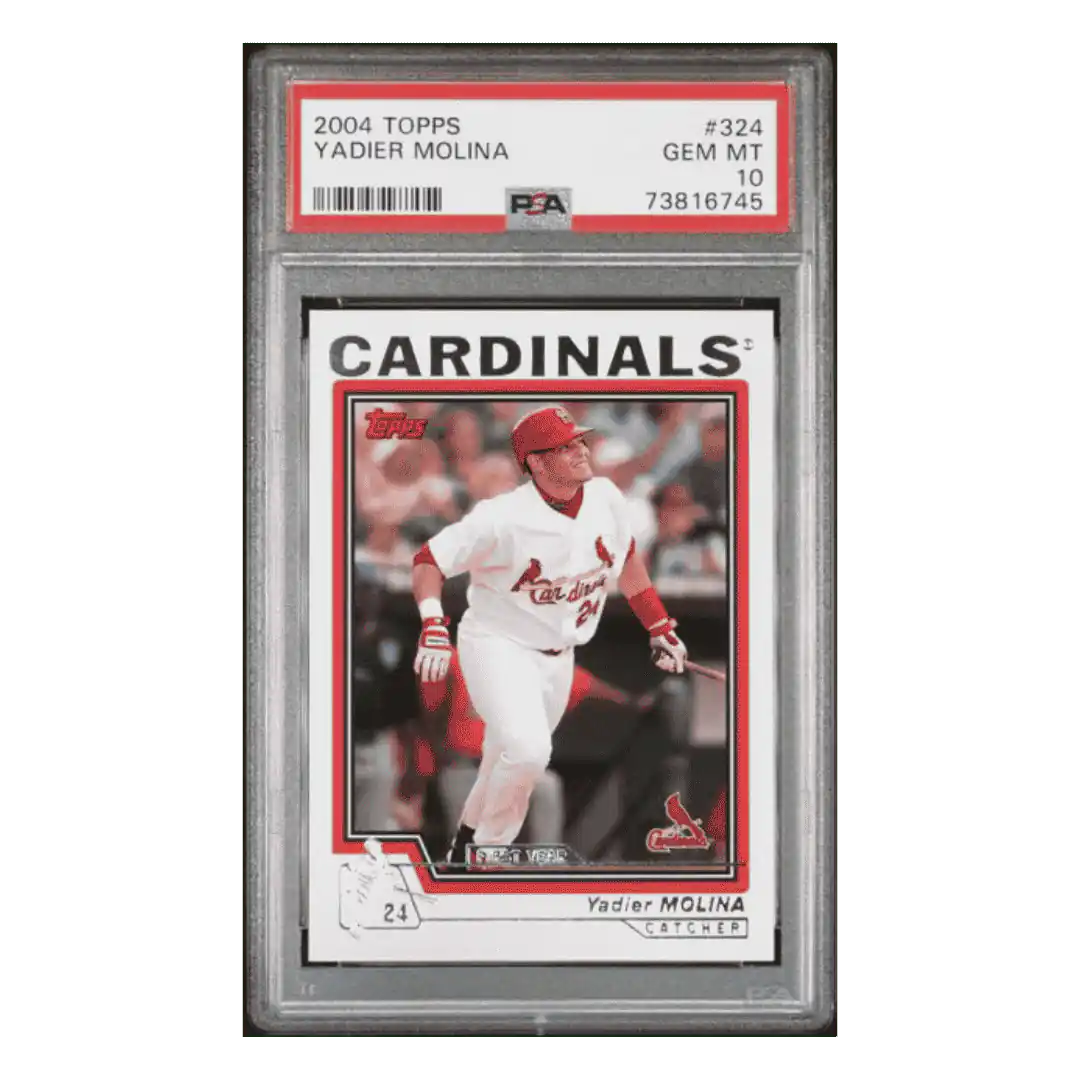Yadier Molina PSA 10 2004 Topps Card #324