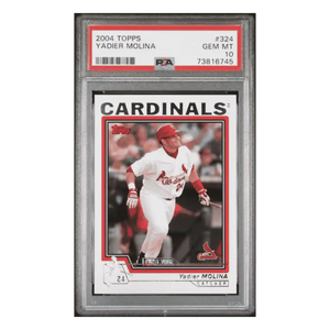 Yadier Molina PSA 10 2004 Topps Card #324