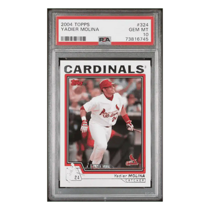 Yadier Molina PSA 10 2004 Topps Card #324