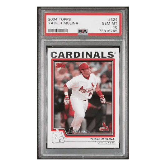 Yadier Molina PSA 10 2004 Topps Card #324