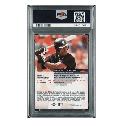 Michael Jordan PSA 10 1994 Classic Birmingham Barons Card #1