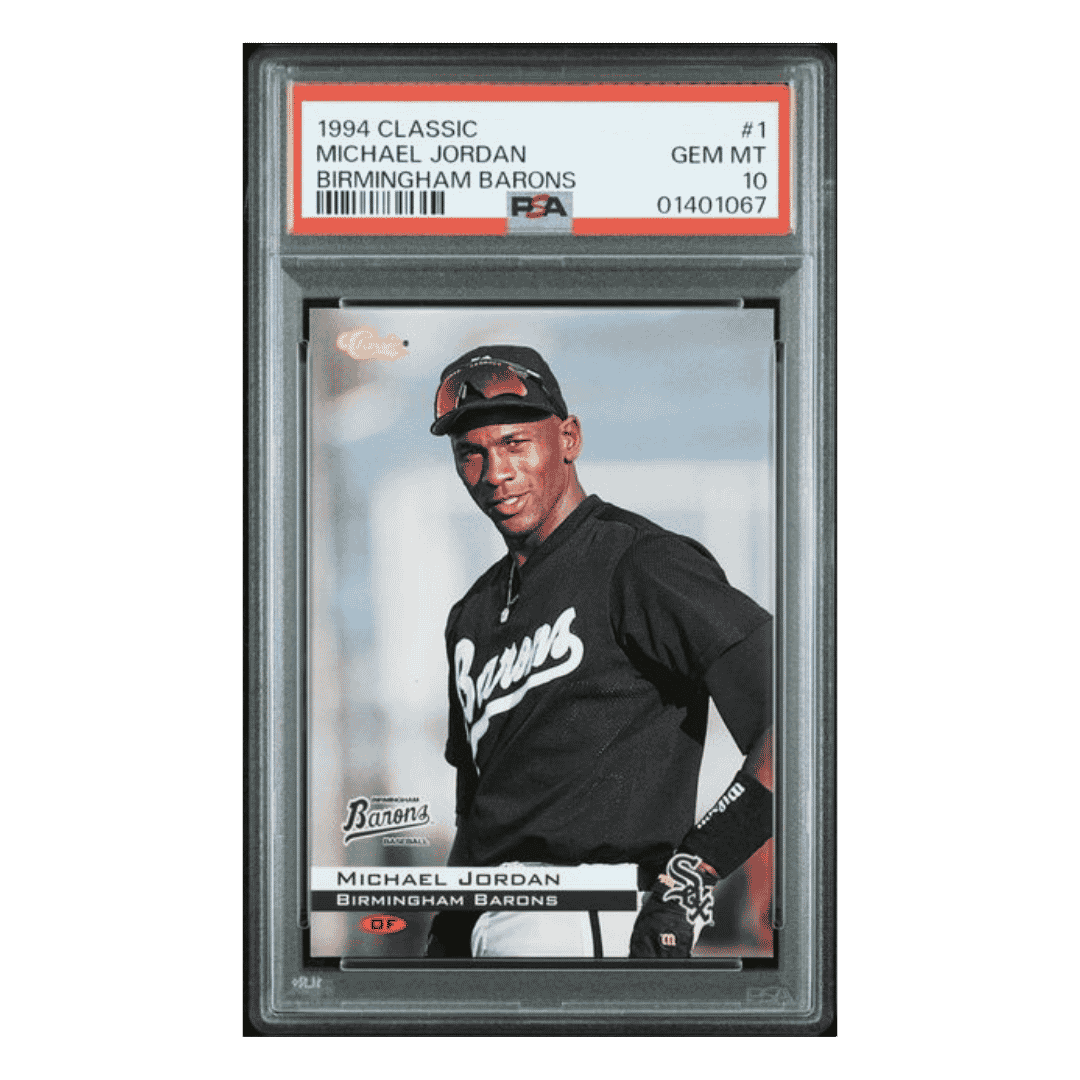 Michael Jordan PSA 10 1994 Classic Birmingham Barons Card #1