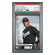 Michael Jordan PSA 10 1994 Classic Birmingham Barons Card #1