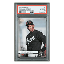 Michael Jordan PSA 10 1994 Classic Birmingham Barons Card #1