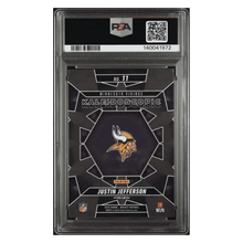 Justin Jefferson PSA 10 2025 Panini Mosaic Kaleidoscopic Card #11