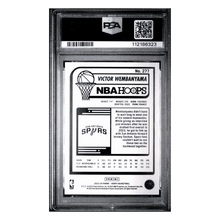 Victor Wembanyama PSA 9 2023 Panini NBA Hoops Purple Rookie RC Card #277