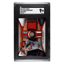 Paul Goldschmidt SGC 9 2025 Topps Tribute Triple Relic Red #d/ 10 Card #TTR-PG