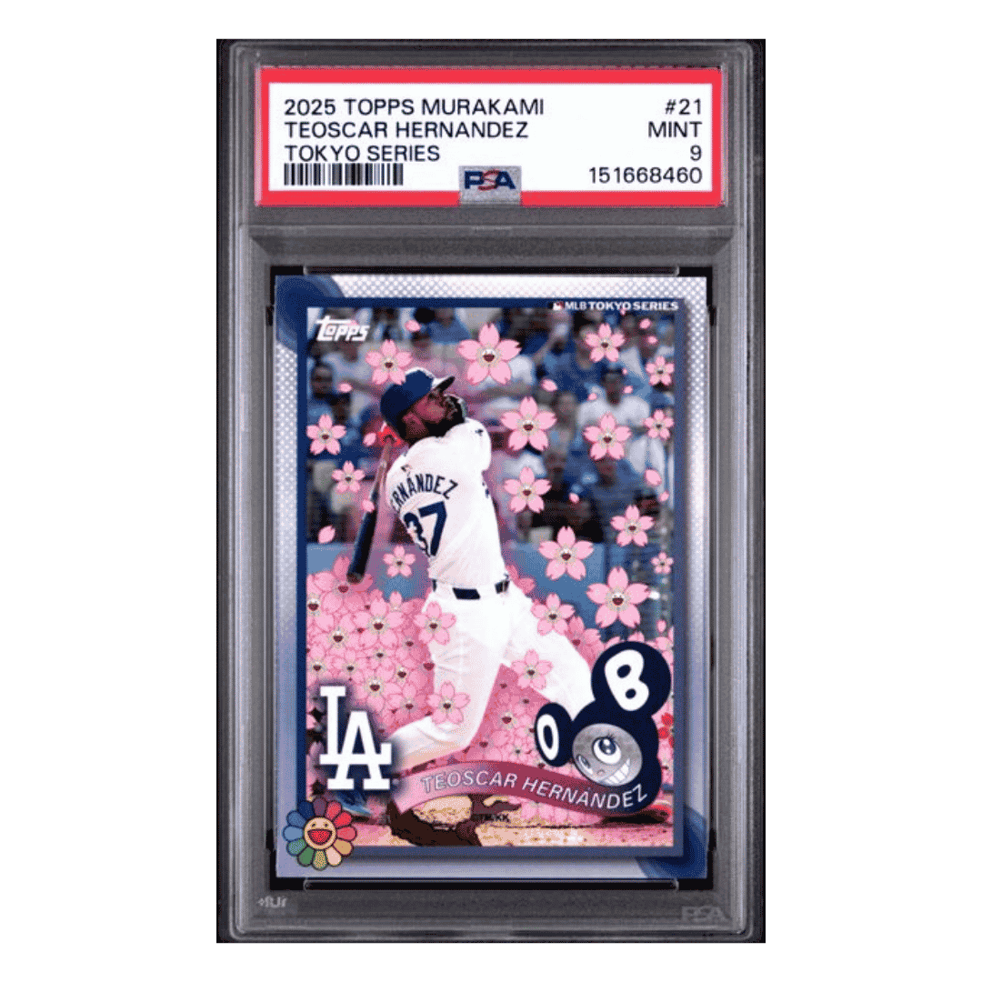 Teoscar Hernandez PSA 9 2025 Topps Murakami Tokyo Series Card #21