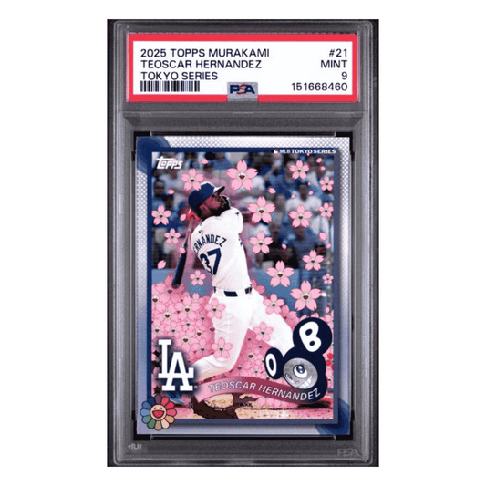 Teoscar Hernandez PSA 9 2025 Topps Murakami Tokyo Series Card #21