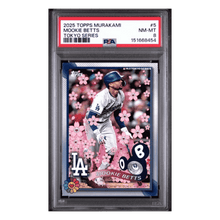 Mookie Betts PSA 8 2025 Topps Murakami Tokyo Series Card #5