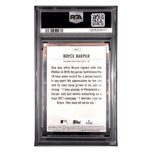 Bryce Harper PSA 9 2022 Topps Home Field Advantage Case Hit Card #HA3