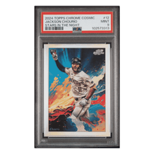 Jackson Chourio PSA 9 2024 Topps Chrome Cosmic Stars In The Night Rookie RC Card #12
