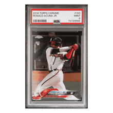 Ronald Acuna Jr PSA 9 2018 Topps Chrome Rookie RC Card #193