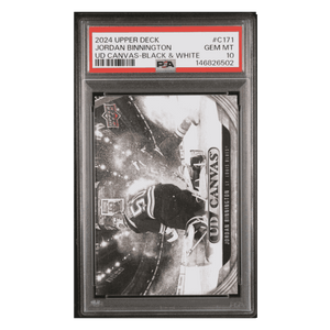 Jordan Binnington PSA 10 2024 Upper Deck Canvas - Black & White Card #C171