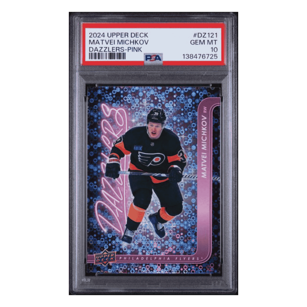 Matvei Michkov PSA 10 2024 Upper Deck Dazzlers Pink Card #DZ121