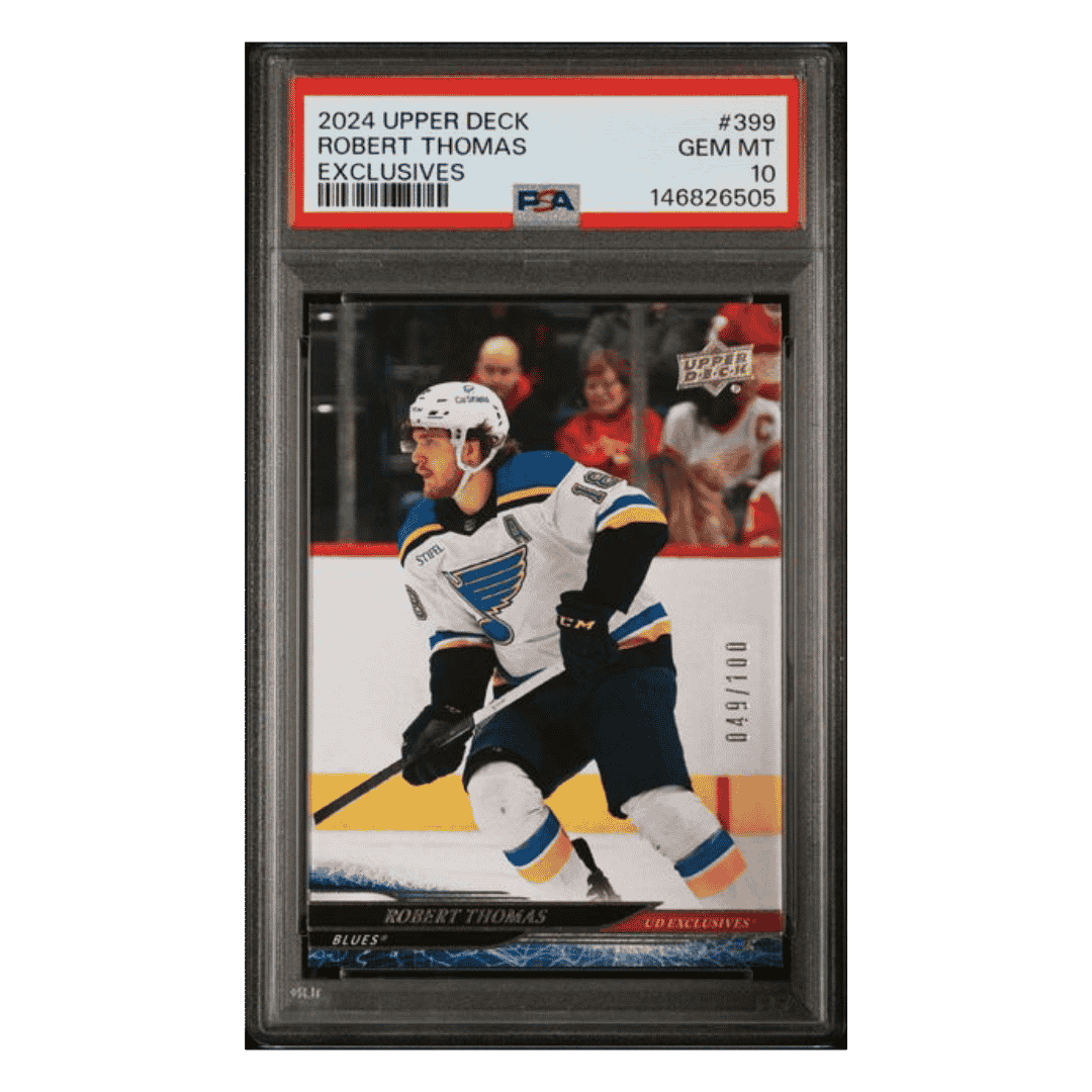 Robert Thomas PSA 10 2024 Upper Deck Exclusives #d/ 100 Card #399