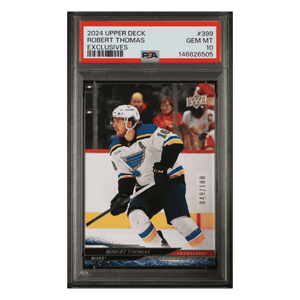 Robert Thomas PSA 10 2024 Upper Deck Exclusives #d/ 100 Card #399