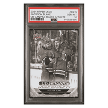 Jackson Blake PSA 10 2024 Upper Deck Canvas Young Guns - Black & White Card #C215