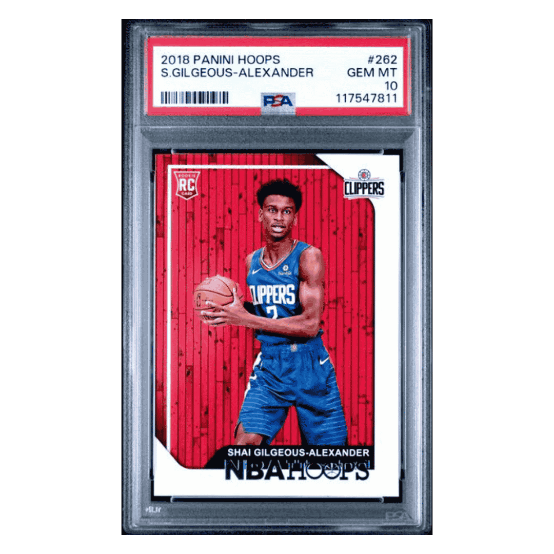 Shai Gilgeous-Alexander PSA 10 2018 Panini Hoops Rookie RC Card #262