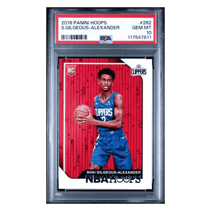 Shai Gilgeous-Alexander PSA 10 2018 Panini Hoops Rookie RC Card #262