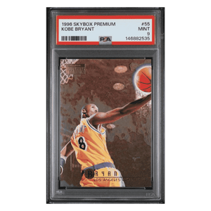 Kobe Bryant PSA 9 1996 Skybox Premium Rookie RC Card #55