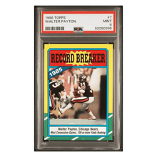 Walter Payton PSA 9 1986 Topps Card #7