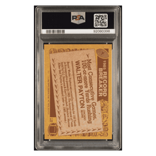 Walter Payton PSA 9 1986 Topps Card #7