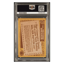 Walter Payton PSA 9 1986 Topps Card #7