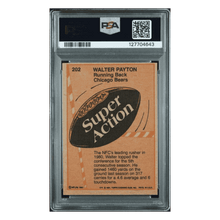 Walter Payton PSA 8 1981 Topps Card #202