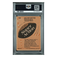 Walter Payton PSA 8 1981 Topps Card #202