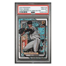 Paul Skenes PSA 10 2024 Bowman Chrome Prospects Mini Diamond Refractor Card #BCP125