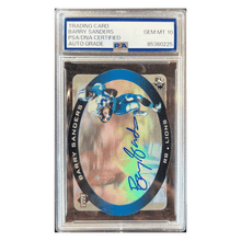 Barry Sanders 1995 Upper Deck SPX Autograph Card #16