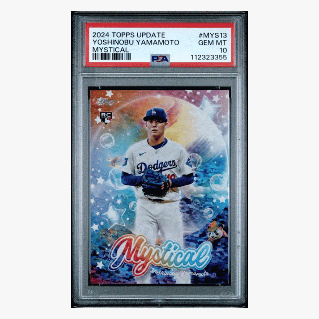Yoshinobu Yamamoto PSA 10 2024 Topps Update Mystical Rookie RC Card #MYS13