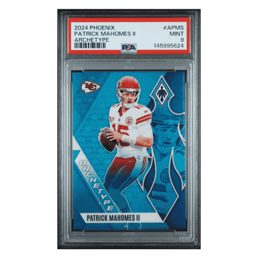 Patrick Mahomes PSA 9 2024 Panini Phoenix Archetype Case Hit Card #APMS