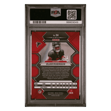 Bijan Robinson PSA 10 2023 Panini Mosaic Silver Rookie RC Card #284