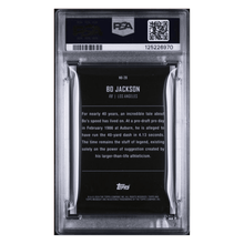 Bo Jackson PSA 9 2024 Topps Midnight Nightball Dusk #d/ 75 Card #NB28