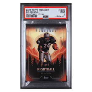 Bo Jackson PSA 9 2024 Topps Midnight Nightball Dusk #d/ 75 Card #NB28