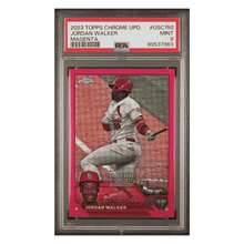 Jordan Walker PSA 9 2023 Topps Chrome Update Magenta Rookie RC #d/ 399 Card #USC150